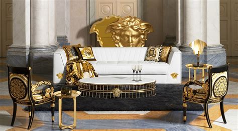 versace luxury living furniture.